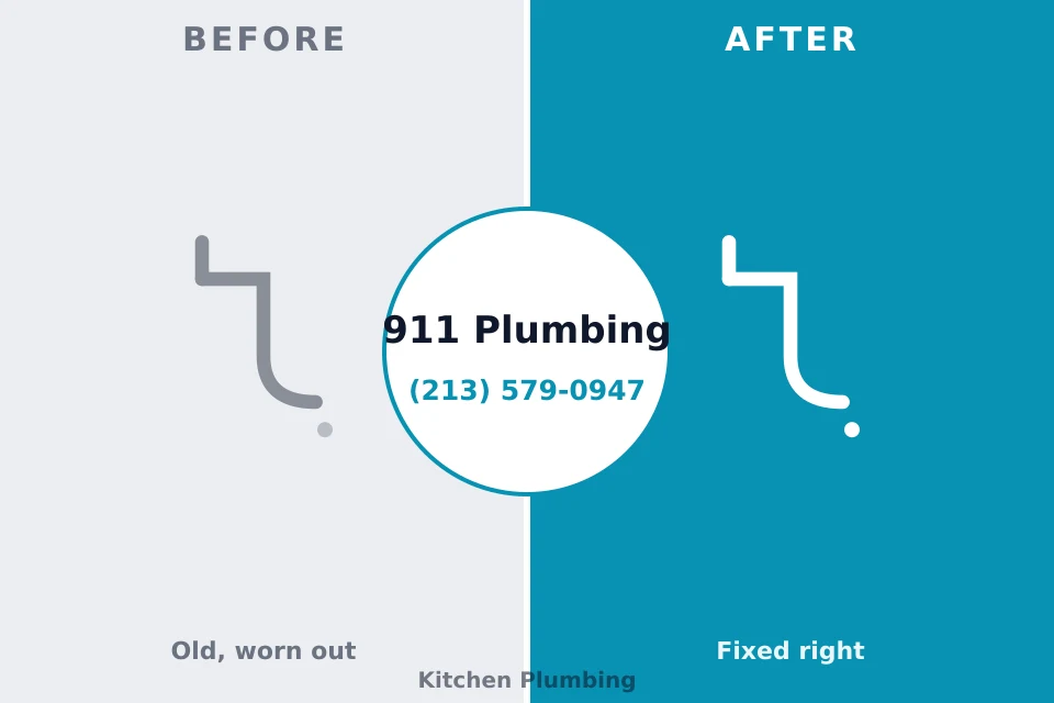 Before and after: plumbing company Morocco, IN